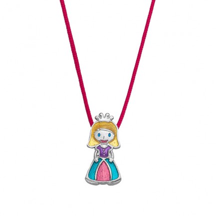 Necklace "Princess" - Fuchsia
