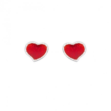 Earrings "Hearts" - Studs -...