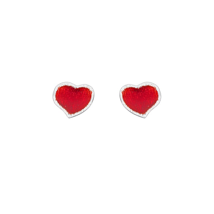 Earrings "Hearts" - Studs -...
