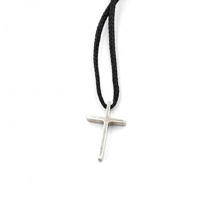 Necklace "Cross S" - Black