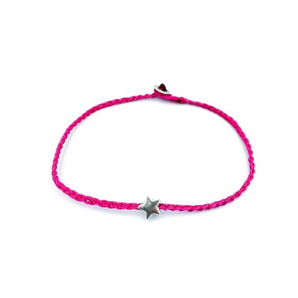 Bracelet "Star" - Fuchsia
