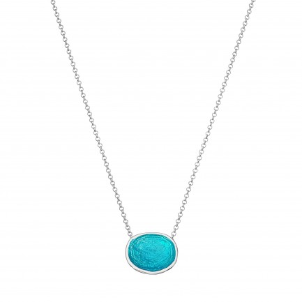 "Pebble" necklace - Τurquoise