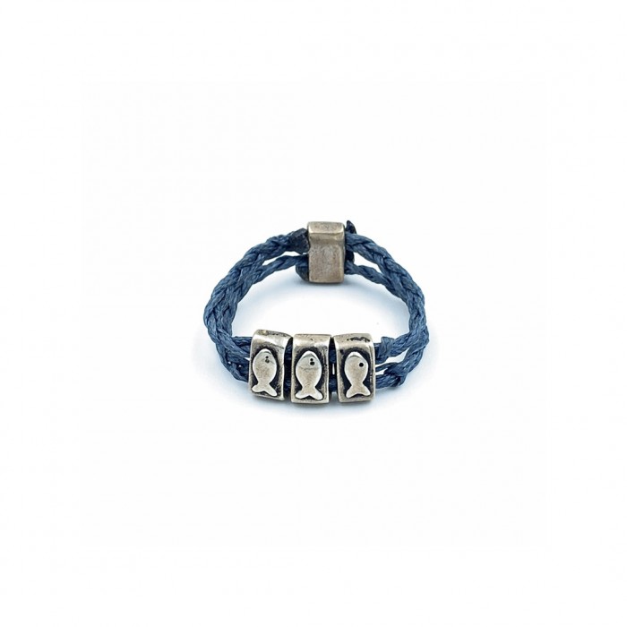 Ring "Fishes" - Blue