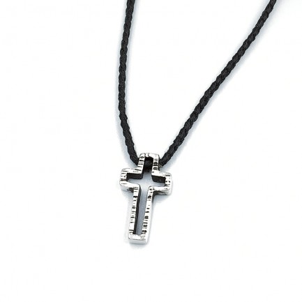 Necklace "Cross Eolos" - Black