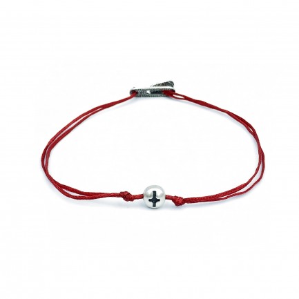 Bracelet "Cross B" - Red