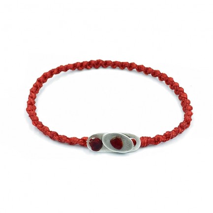 Bracelet "Chaplet S" - Red
