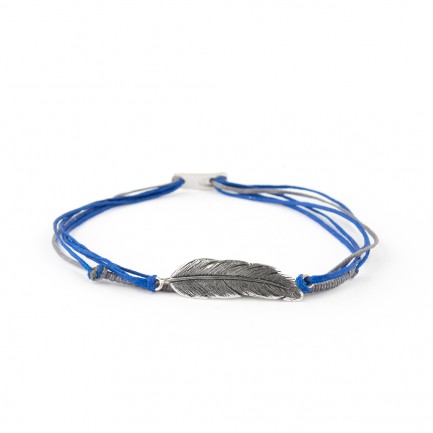 Bracelet "The Feather" - Blue