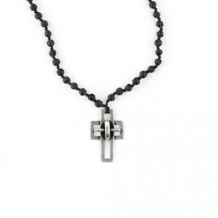 Necklace/Rosary "Cross -...