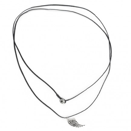 Necklace "Τhe Wing" - Black