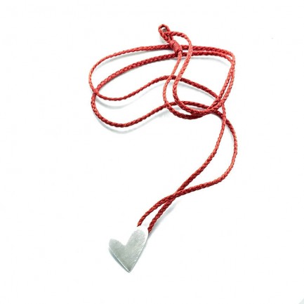 Necklace "The Heart" - Red